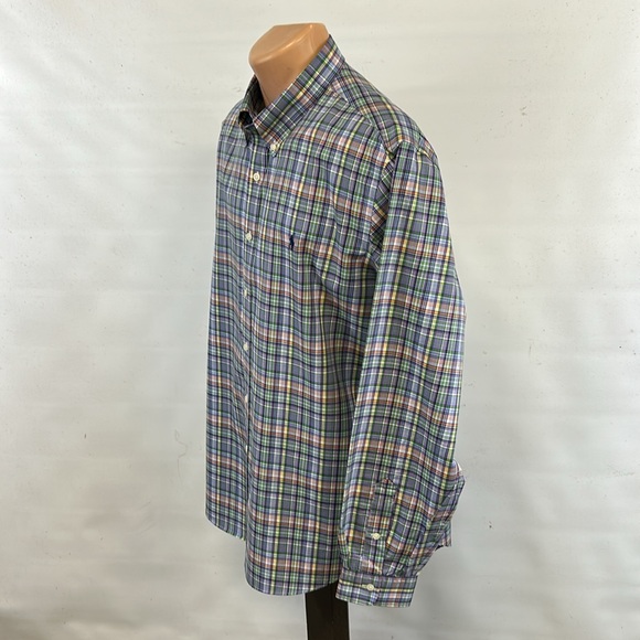 Ralph Lauren long sleeve button down collar shirt.  XL - Picture 5 of 7